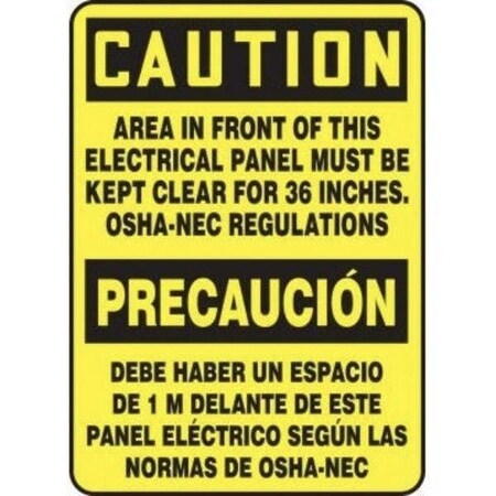 Accuform Safety Sign, MCHG078XV MCHG078XV